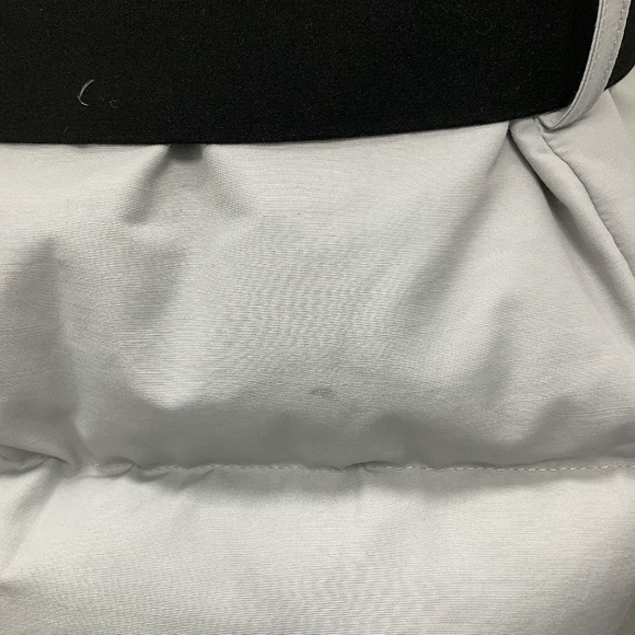 Moose Knuckles Light Grey Cloud 9 Down Puffer Parka Coat with Belt - Picture 7 of 8